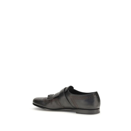 Church's Black Calf Leather Bos Taurus Slip-On Loafers