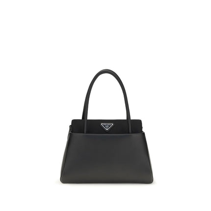 Prada Black Calf Leather Bos Taurus Handbag