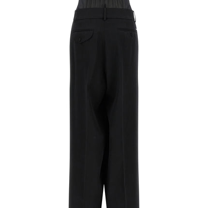 Dsquared² Black Wool Dress Pants