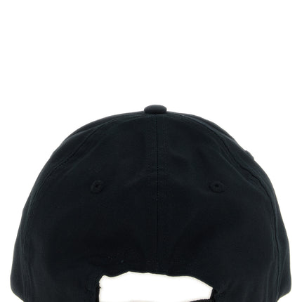 Stone Island Black Cotton Cap (Baseball Hat)