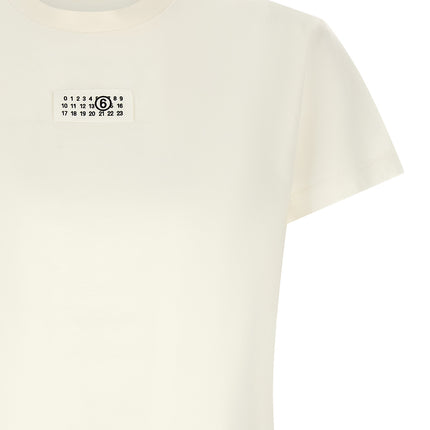 MM6 Maison Margiela White Cotton T-Shirt