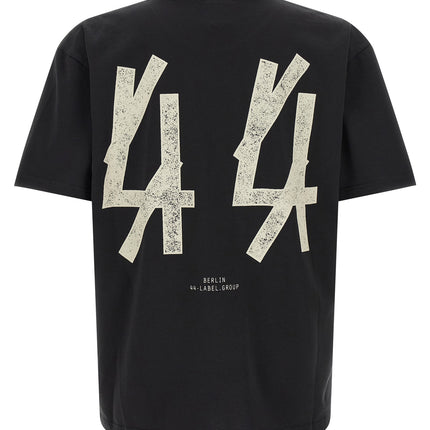 44 Label Group Black Cotton T-Shirt 44 Label Group