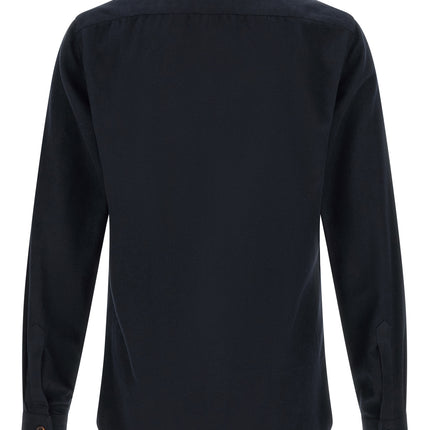 BORRIELLO Blue Cotton Blouse