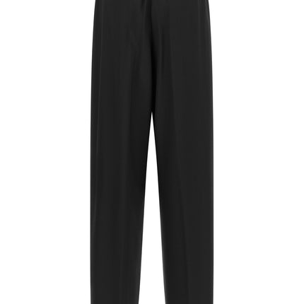 Fabiana Filippi Black Virgin Wool Casual Pants