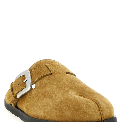 Maison Margiela Brown Calfskin Mules Maison Margiela