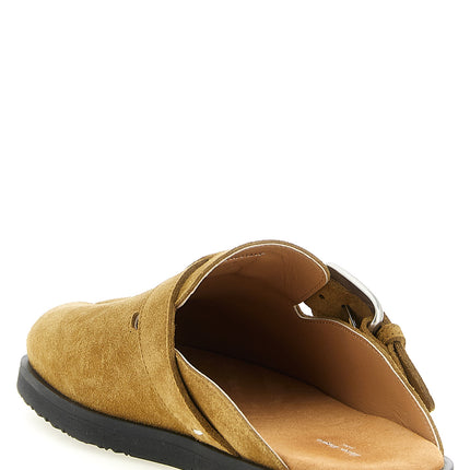 Maison Margiela Brown Calfskin Mules Maison Margiela