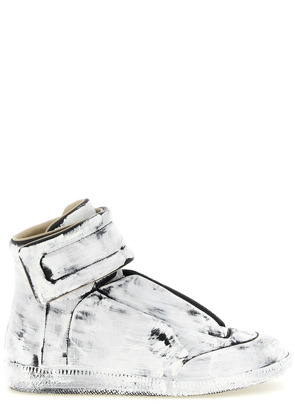 Maison Margiela Bicolor Calfskin Athletic Sneakers Maison Margiela