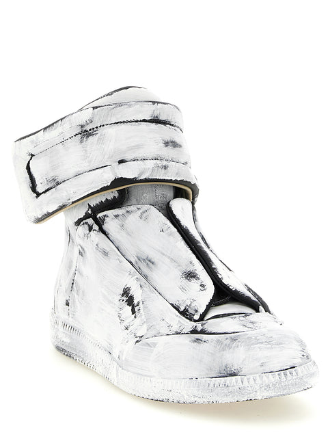 Maison Margiela Bicolor Calfskin Athletic Sneakers Maison Margiela