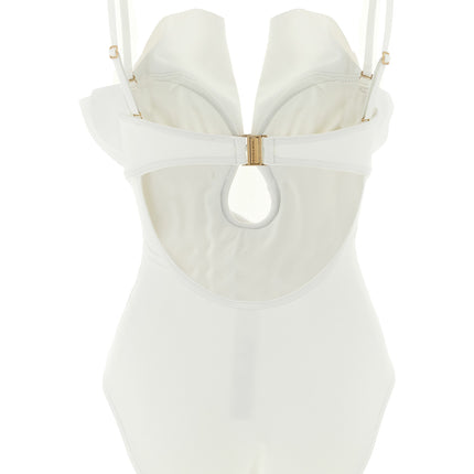 Zimmermann White Polyamide One-Piece Swimsuit Zimmermann