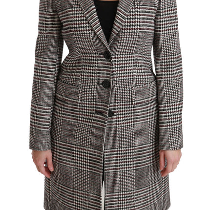 Dolce & Gabbana Multicolor Trench Knee Long Jacket Coat