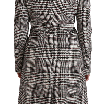 Dolce & Gabbana Multicolor Trench Knee Long Jacket Coat