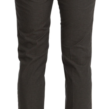 Dolce & Gabbana Brown Casual Mens Trouser 100% Cotton Pants