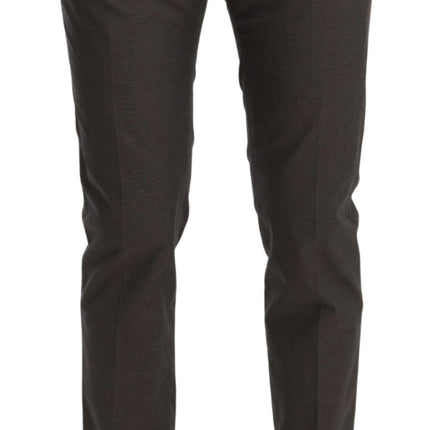 Dolce & Gabbana Brown Casual Mens Trouser 100% Cotton Pants