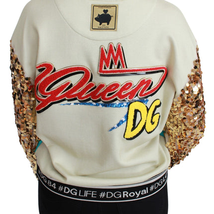 Dolce & Gabbana Year of the Pig Sequined Top  Sweater