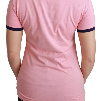 Dolce & Gabbana Pink YEAR OF THE PIG Top Cotton T-shirt