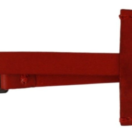 Costume National Red Leather Branded Logo Keyring Keychain