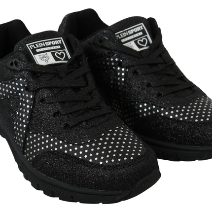 Philipp Plein Black Running Jasmines Sneakers Shoes