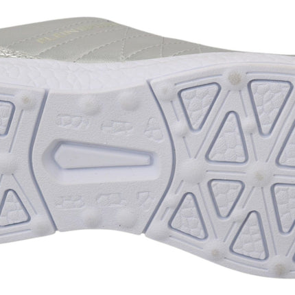 Philipp Plein Gisella Silver Polyester Sneakers Shoes