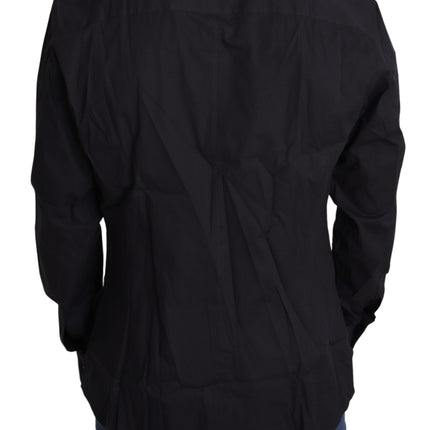 Dolce & Gabbana Black Cotton Stretch Dress SICILIA Shirt