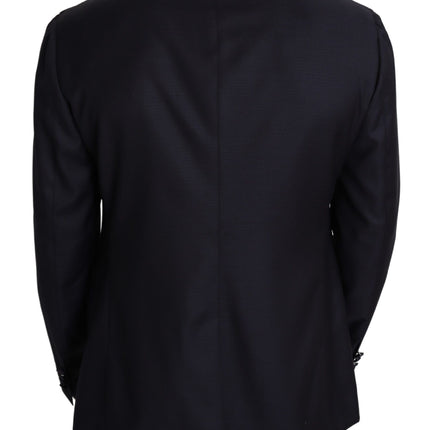 Dolce & Gabbana Black Wool Single Breasted NAPOLI Blazer