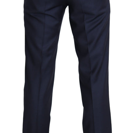 Dolce & Gabbana Navy Blue Dress Formal Men Trouser Pants