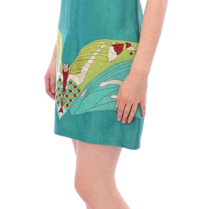Lanre Da Silva Ajayi Green Above Knee Mini Dress