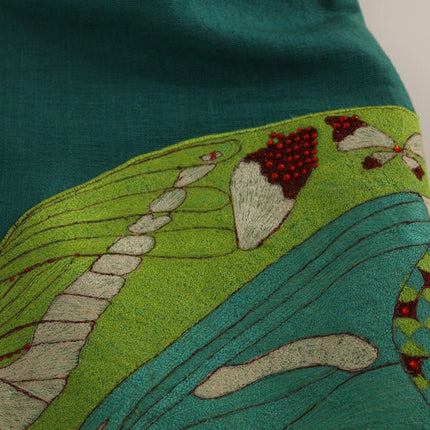 Lanre Da Silva Ajayi Green Above Knee Mini Dress