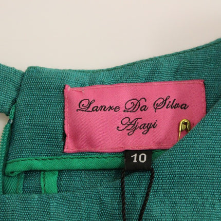 Lanre Da Silva Ajayi Green Above Knee Mini Dress