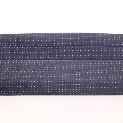 Dolce & Gabbana Blue Waist Smoking Tuxedo Cummerbund Belt