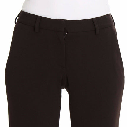 Ermanno Scervino Brown Stretch Casual Trousers Pants