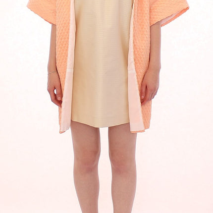Andrea Incontri Pink Short Sleeves Jacket Coat