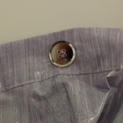 Licia Florio Purple Viscose Above-Knee Wrap Skirt