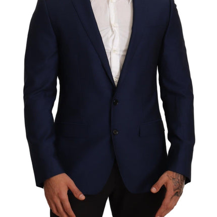 Dolce & Gabbana Navy Blue Slim Fit Jacket MARTINI Blazer