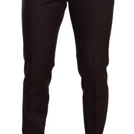 Dolce & Gabbana Bordeaux Wool MARTINI Slim Fit Suit