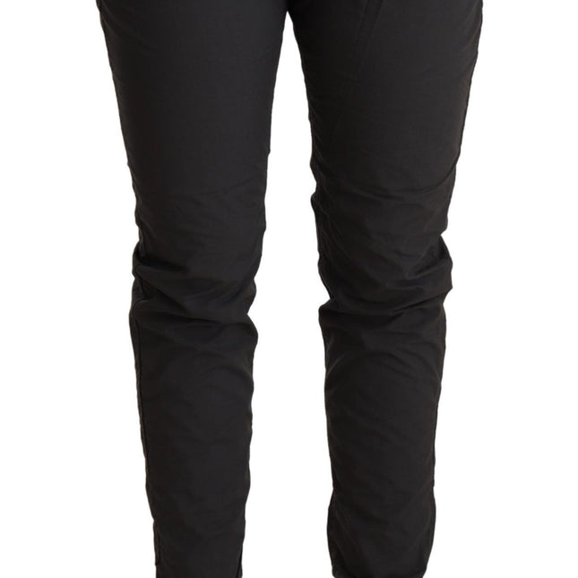 CYCLE Gray Mid Waist Slim Fit Skinny Cotton Trouser