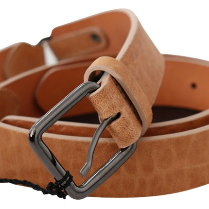 Costume National Light Brown Genuine Leather Belt