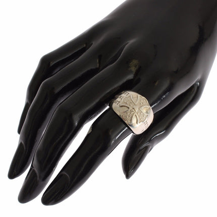 Nialaya Silver Cross Womens 925 Sterling Ring