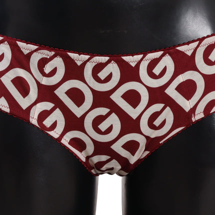 Dolce & Gabbana Multicolor DG Logo Print Slip Bottom Underwear