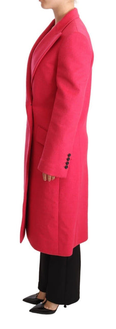 Dolce & Gabbana Pink Double Breasted Trenchcoat Jacket