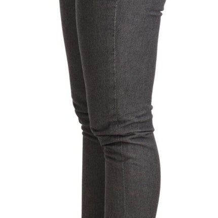 Acht Gray Low Waist Skinny Denim Trouser Jeans