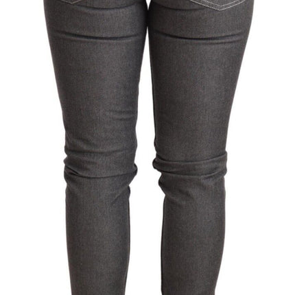 Acht Gray Low Waist Skinny Denim Trouser Jeans