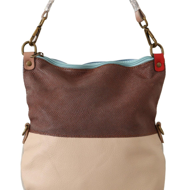 EBARRITO Multicolor Genuine Leather Shoulder Tote Women Handbag