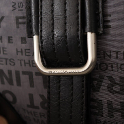 WAYFARER Gray Printed Logo Shoulder Crossbody Purse Bag