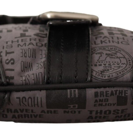 WAYFARER Gray Printed Logo Shoulder Crossbody Purse Bag
