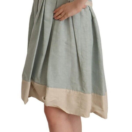 Comeforbreakfast Multicolor Collared Sleeveless Sheath Dress