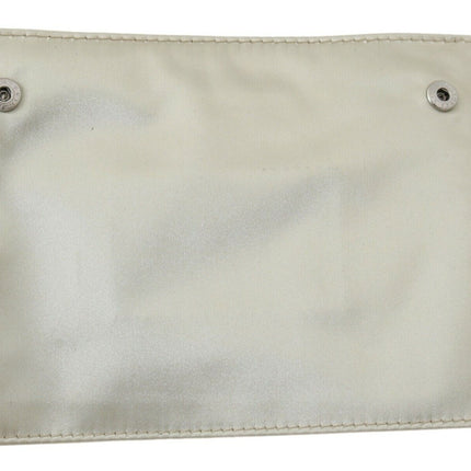 WAYFARER White Zippered Coin Holder Wallet