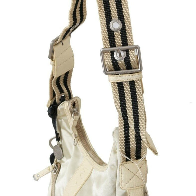 WAYFARER White Shoulder Crossbody Sling Fabric Purse