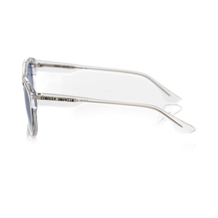 Frankie Morello White Acetate Men Sunglass