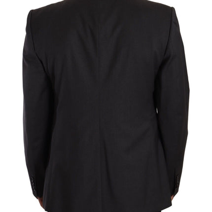 Dolce & Gabbana Gray Double Breasted 2 Piece SICILIA Blazer