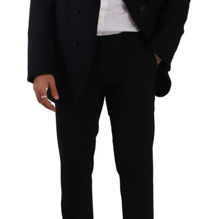 Dolce & Gabbana Gray Alpaca Button Down Men Coat Jacket